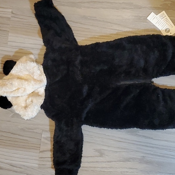 Hikido Panda Polar Fleece Jumpsuit- Size 6-9 months - Picture 7 of 8